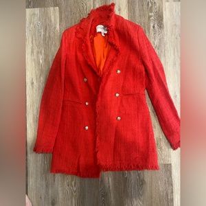 Chic Carolina Belle red tweed jacket…very gossip girl